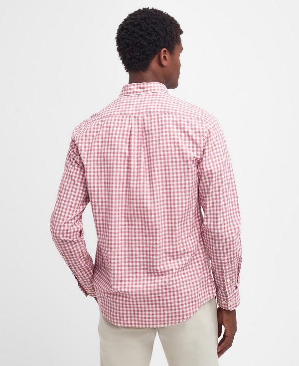 Barbour Kanehill Tailored Shirt Pink | BABO87688