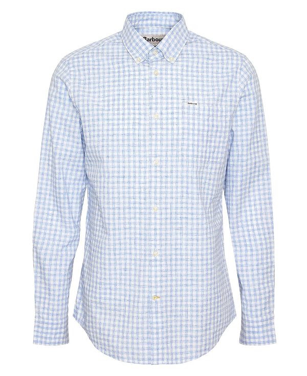 Barbour Kanehill Tailored Shirt Sky | BABO87690