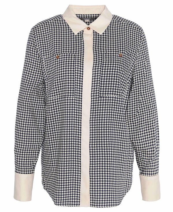 Barbour Kathryn Printed Long-sleeved Shirt Multi | BABO89518