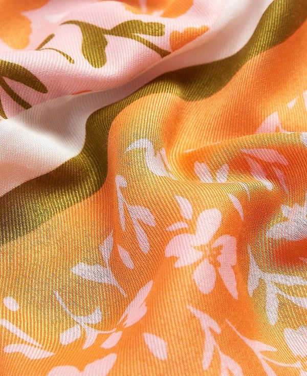 Barbour Kelley Floral Scarf Apricot Crush | BABO90069