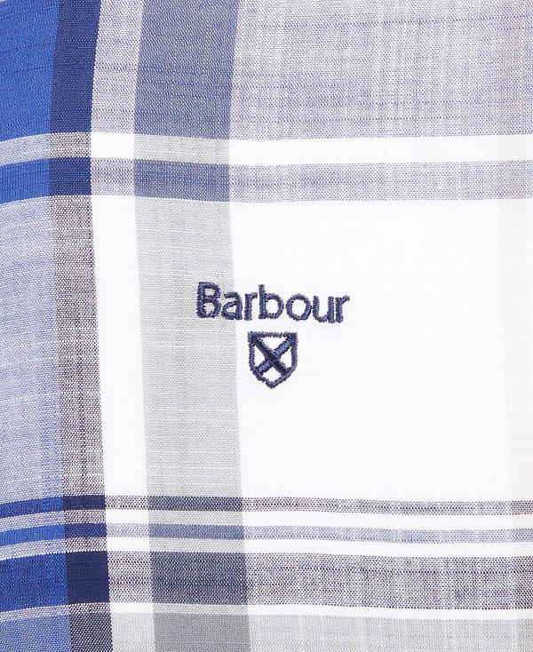 Barbour Kidd Tailored Shirt Classic Navy | BABO87598