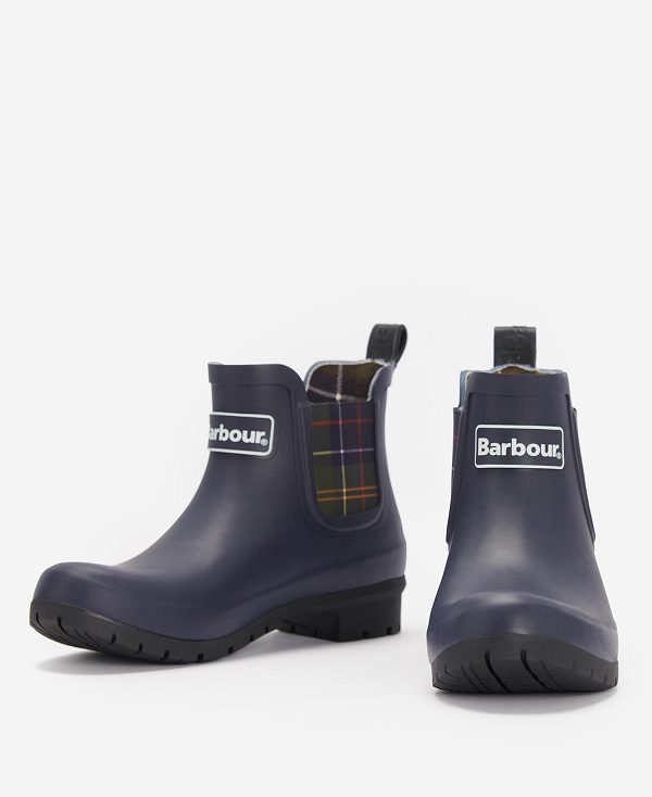 Barbour Kingham Wellingtons Navy | BABO89914