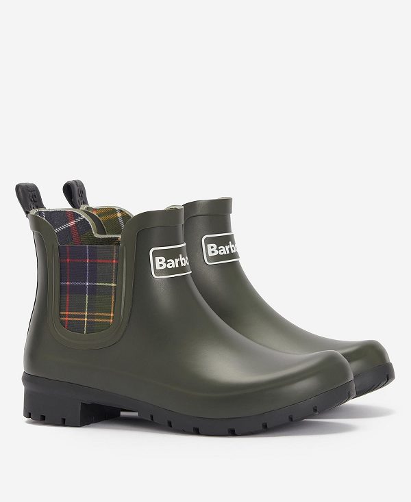 Barbour Kingham Wellingtons Olive | BABO89920