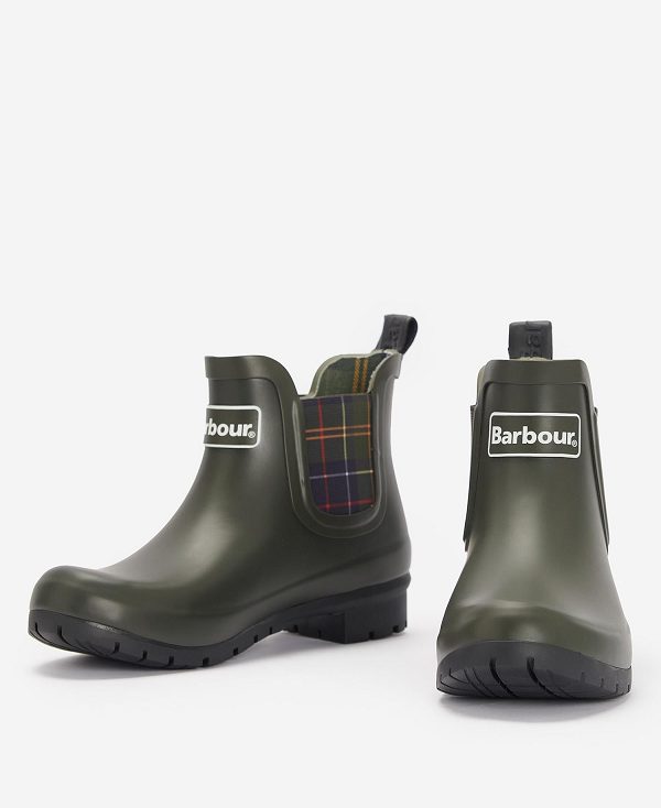 Barbour Kingham Wellingtons Olive | BABO89920