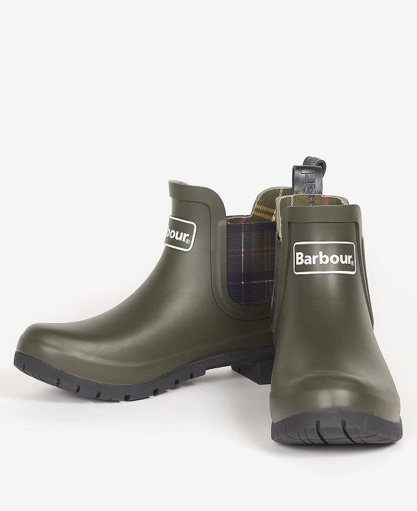 Barbour Kingham Wellingtons Olive | BABO89920