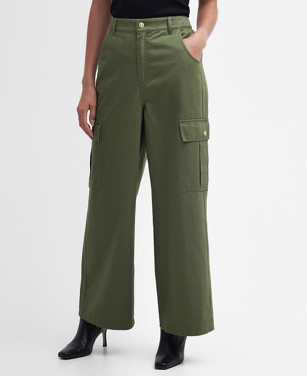 Barbour Kinghorn Cargo Trousers Olive | BABO89834