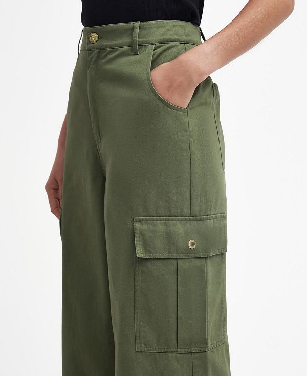 Barbour Kinghorn Cargo Trousers Olive | BABO89834