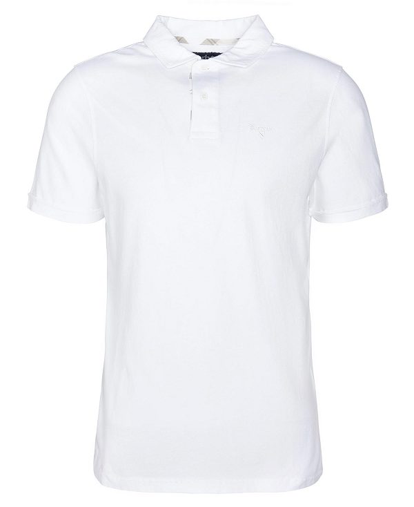 Barbour Kirkhill Short-sleeved Polo Shirt Classic White | BABO88195