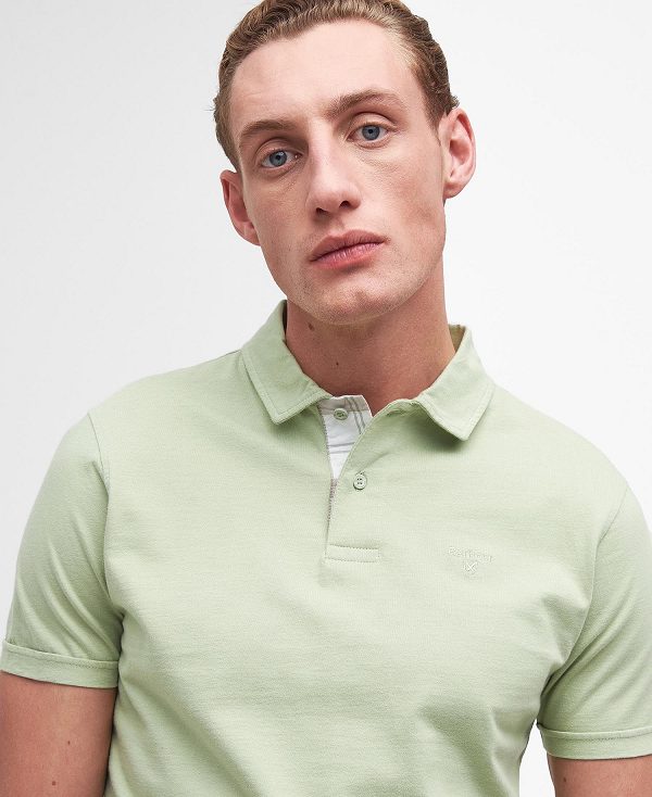 Barbour Kirkhill Short-sleeved Polo Shirt Classic White | BABO88199