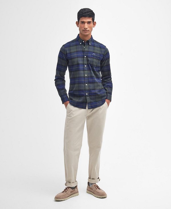 Barbour Kyeloch Tailored Fit Shirt Greystone | BABO87827