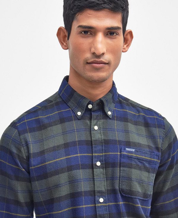 Barbour Kyeloch Tailored Fit Shirt Greystone | BABO87827