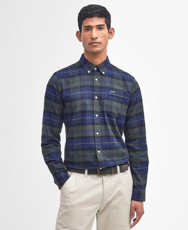 Barbour Kyeloch Tailored Fit Shirt Greystone | BABO87827