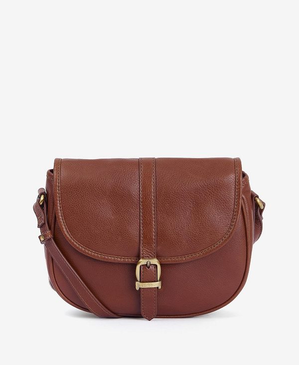 Barbour Laire Medium Saddle Bag Classic Brown | BABO89953