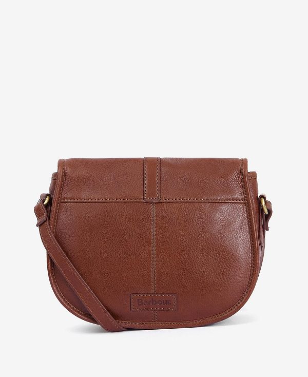 Barbour Laire Medium Saddle Bag Classic Brown | BABO89953