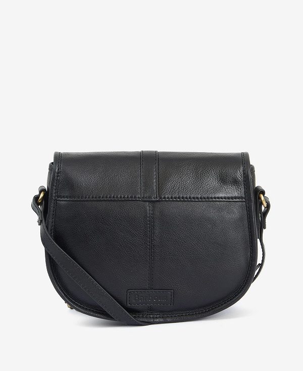 Barbour Laire Medium Saddle Bag Classic Black | BABO89955