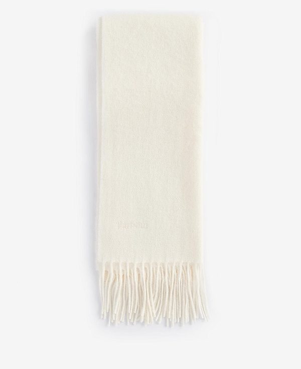 Barbour Lambswool Woven Scarf Blush Pink | BABO90116