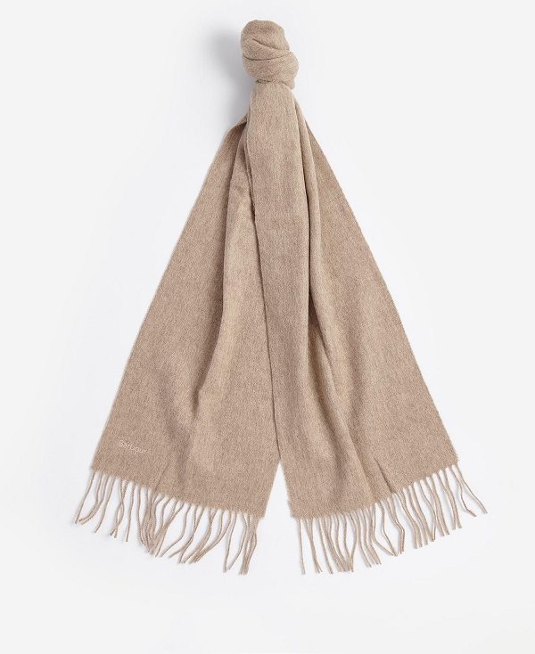 Barbour Lambswool Woven Scarf Blush Pink | BABO90118