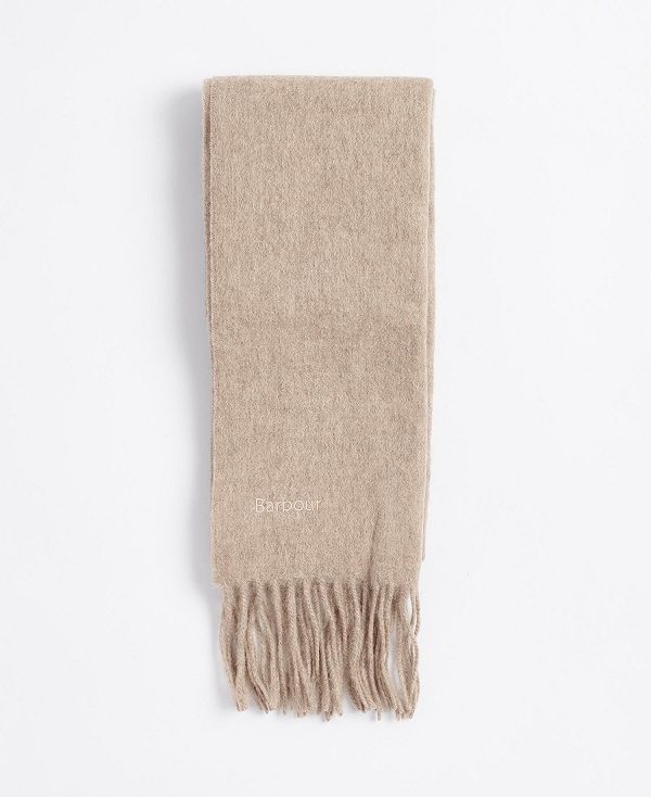 Barbour Lambswool Woven Scarf Blush Pink | BABO90118