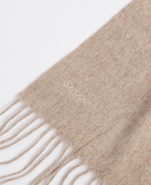 Barbour Lambswool Woven Scarf Blush Pink | BABO90118