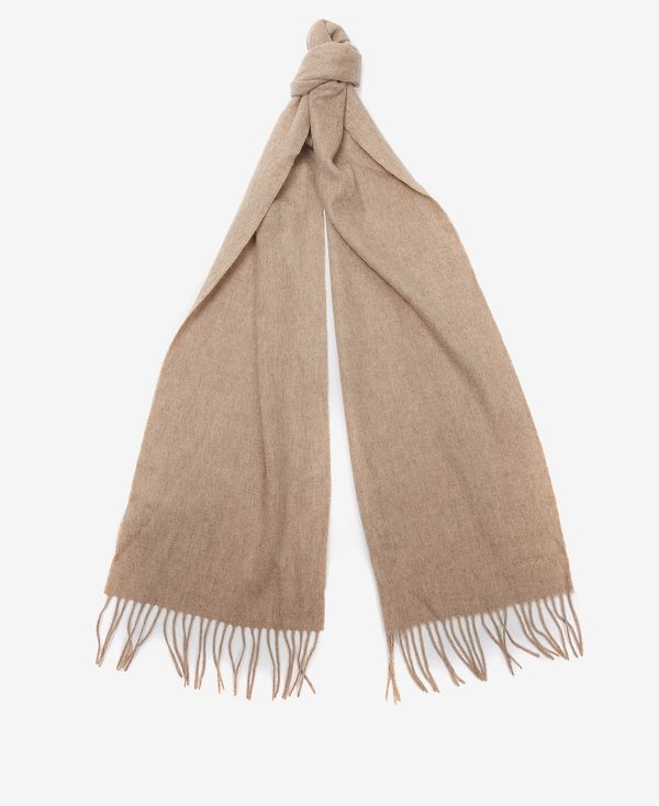 Barbour Lambswool Woven Scarf Blush Pink | BABO90118