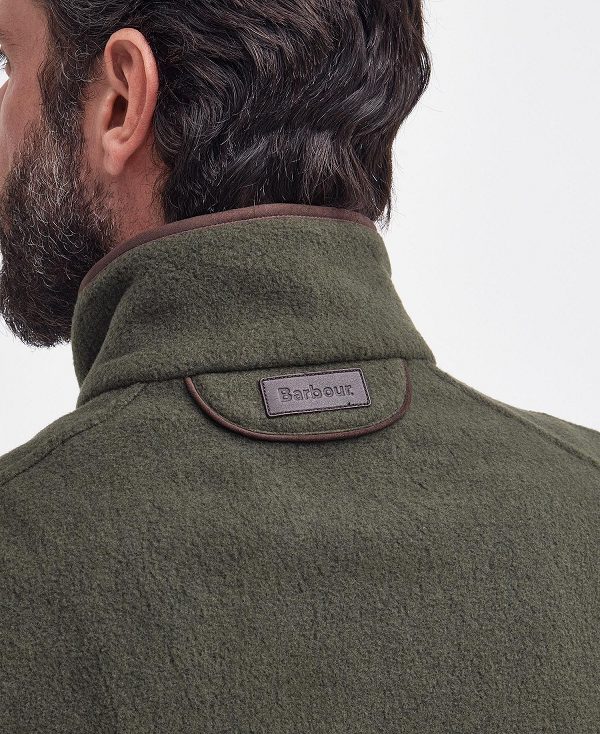 Barbour Langdale Fleece Gilet Olive | BABO88701