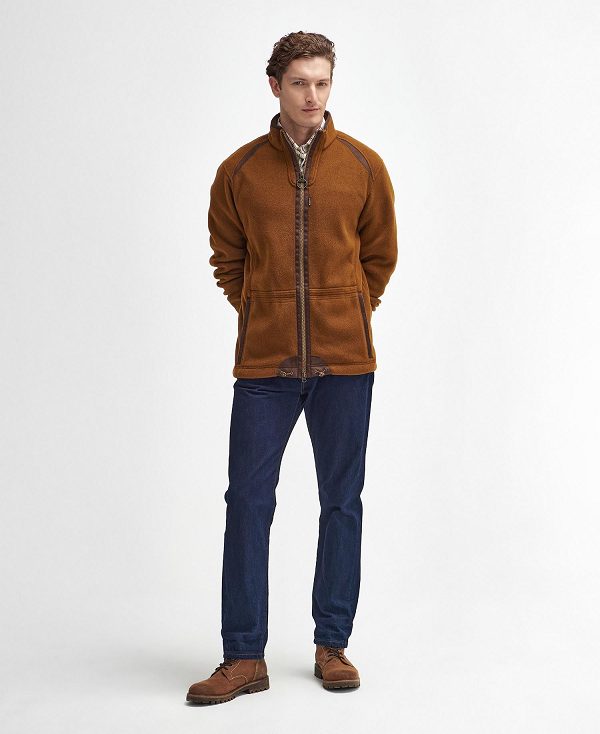 Barbour Langdale Fleece Jacket Brown | BABO88714