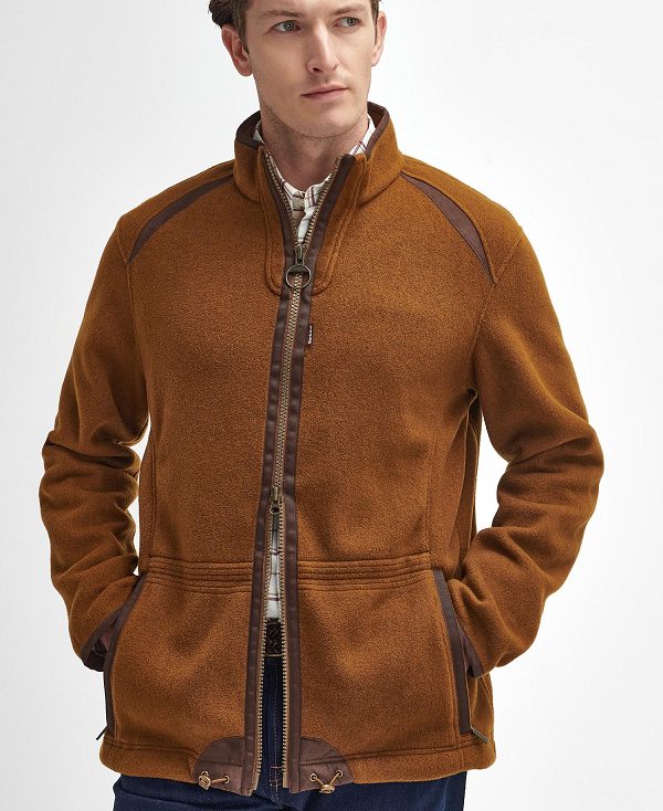 Barbour Langdale Fleece Jacket Brown | BABO88714