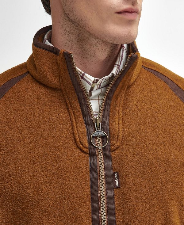 Barbour Langdale Fleece Jacket Brown | BABO88714