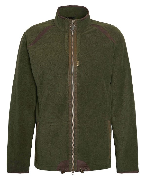 Barbour Langdale Fleece Jacket Green | BABO88712