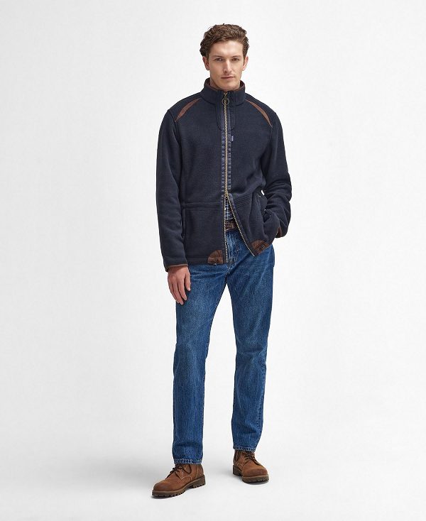 Barbour Langdale Fleece Jacket Navy | BABO88713