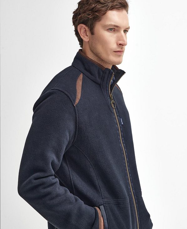 Barbour Langdale Fleece Jacket Navy | BABO88713