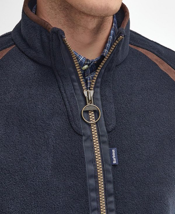 Barbour Langdale Fleece Jacket Navy | BABO88713