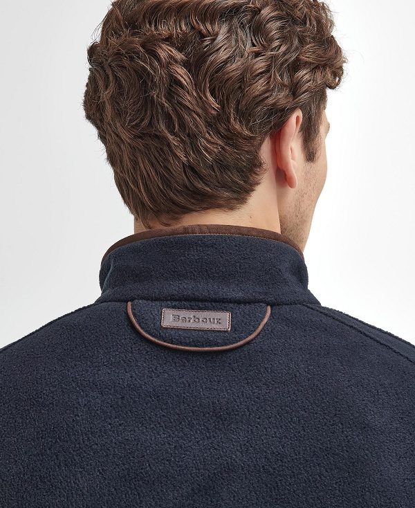 Barbour Langdale Fleece Jacket Navy | BABO88713