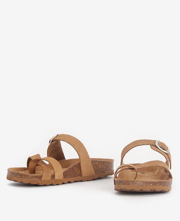 Barbour Langton Sandals Brown | BABO89897