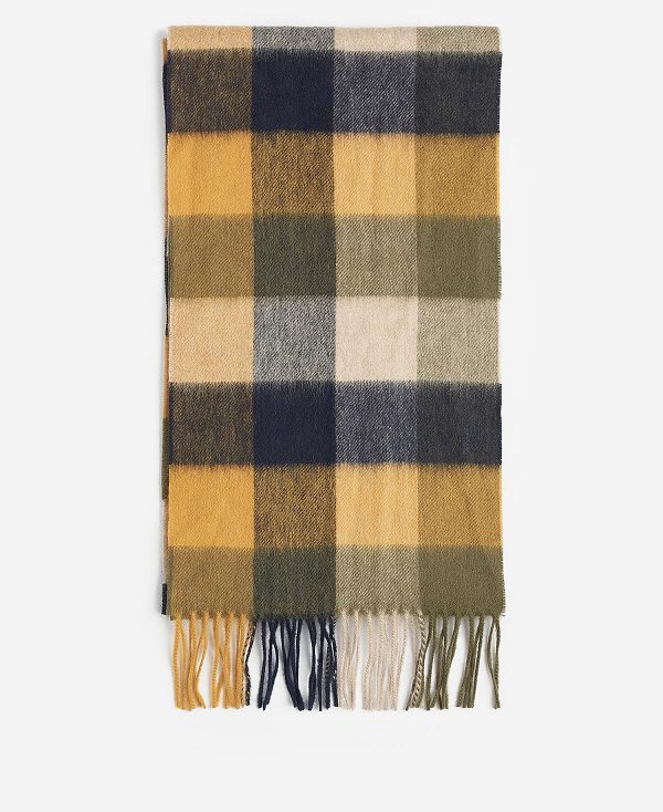 Barbour Large Tattersall Scarf Multi | BABO89098