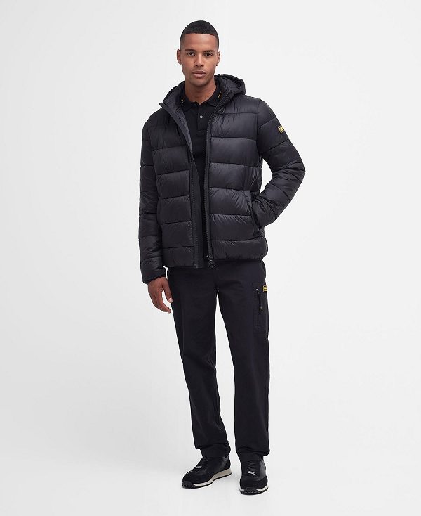 Barbour Legacy Bobber Quilted Jacket Black | BABO87305