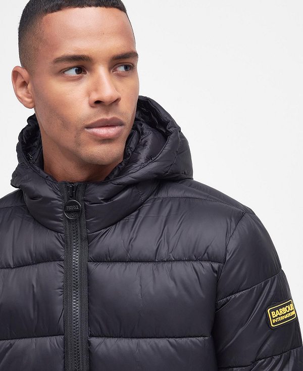 Barbour Legacy Bobber Quilted Jacket Black | BABO87305