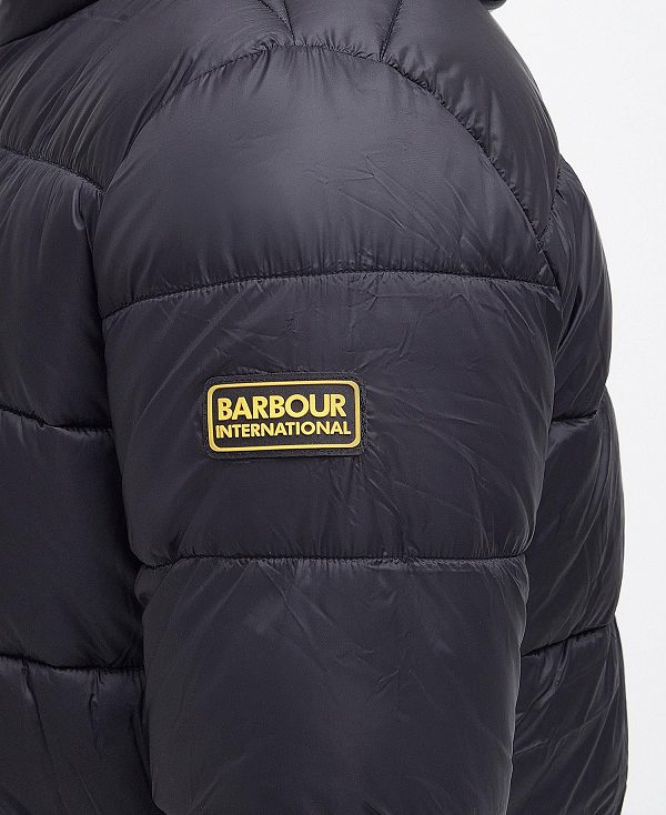 Barbour Legacy Bobber Quilted Jacket Black | BABO87305