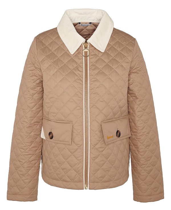 Barbour Leia Quilted Jacket Hazelnut | BABO89318