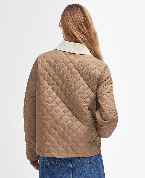 Barbour Leia Quilted Jacket Hazelnut | BABO89318