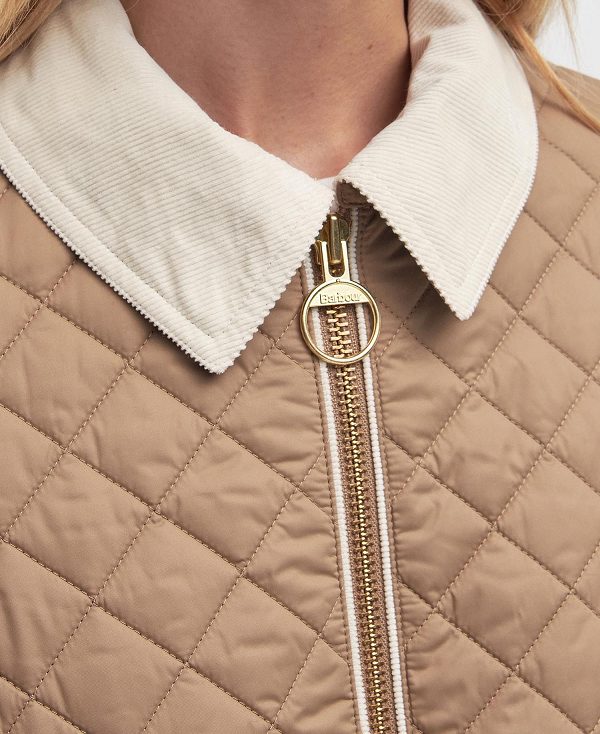 Barbour Leia Quilted Jacket Hazelnut | BABO89318