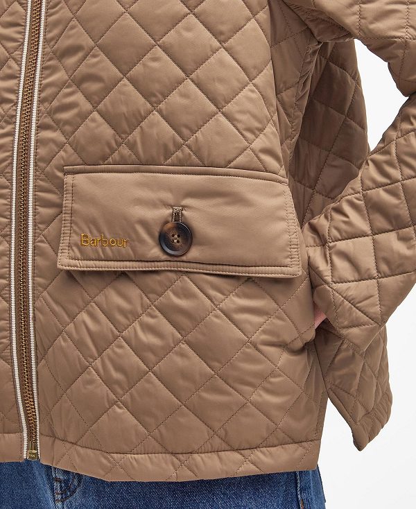 Barbour Leia Quilted Jacket Hazelnut | BABO89318