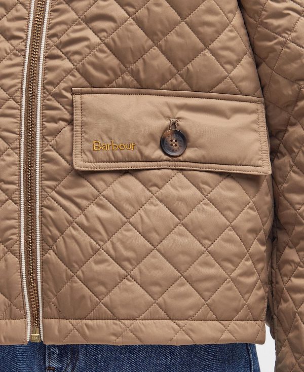 Barbour Leia Quilted Jacket Hazelnut | BABO89318