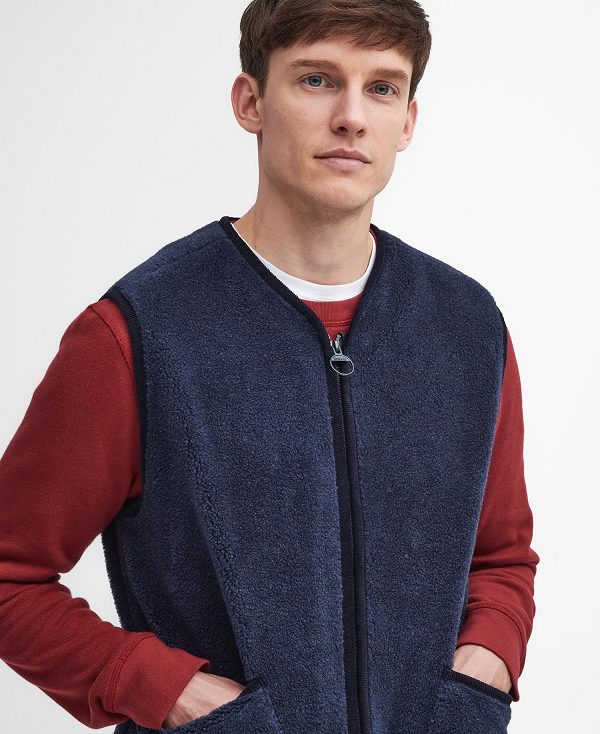 Barbour Liddesdale Fleece Vest Navy | BABO88728