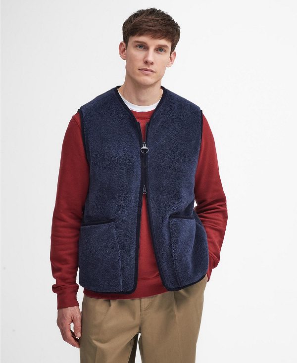 Barbour Liddesdale Fleece Vest Navy | BABO88728