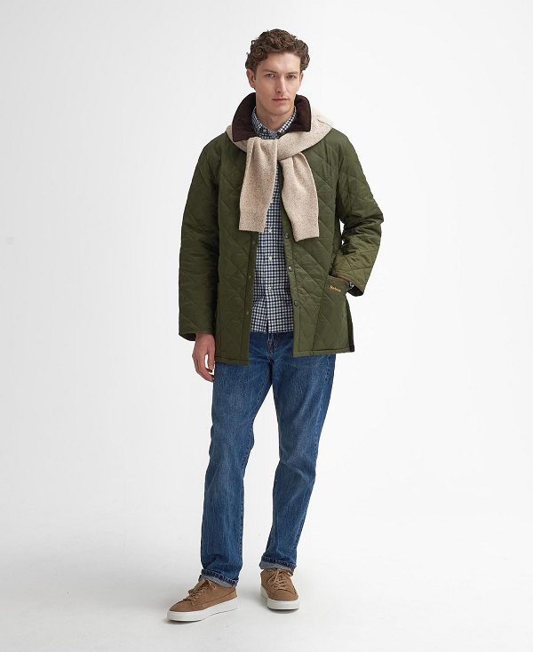 Barbour Liddesdale® Quilted Jacket Olive | BABO87297