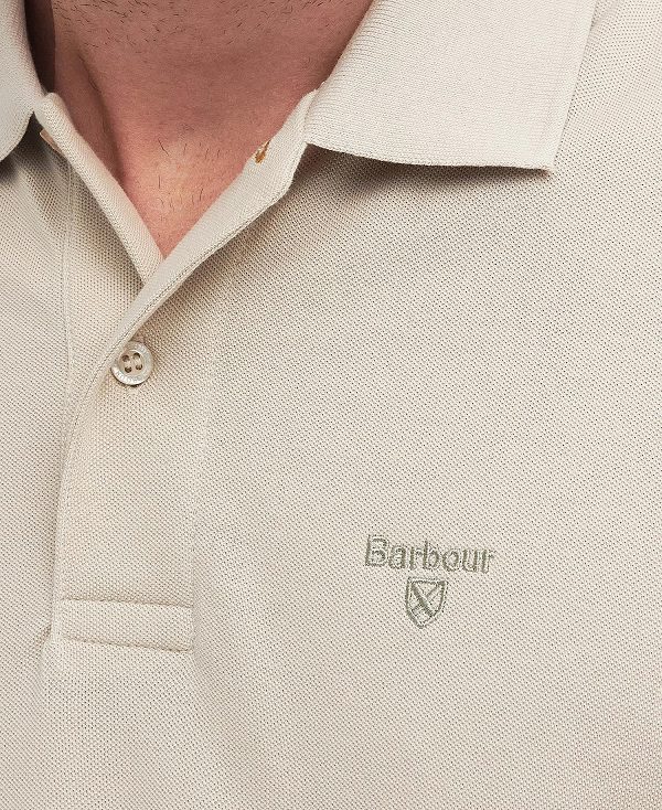 Barbour Lightweight Sports Polo Shirt Mist | BABO88103