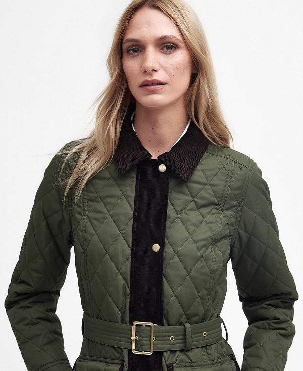 Barbour Lily Quilted Jacket Light Sand | BABO89296