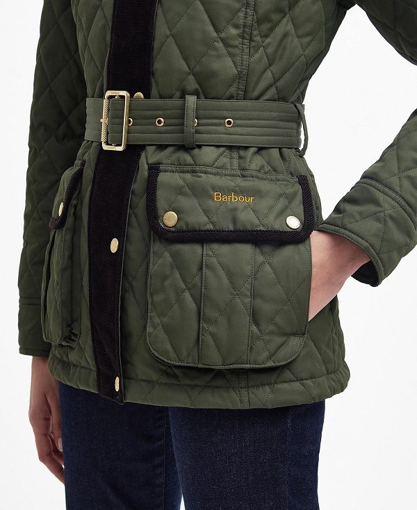 Barbour Lily Quilted Jacket Light Sand | BABO89296