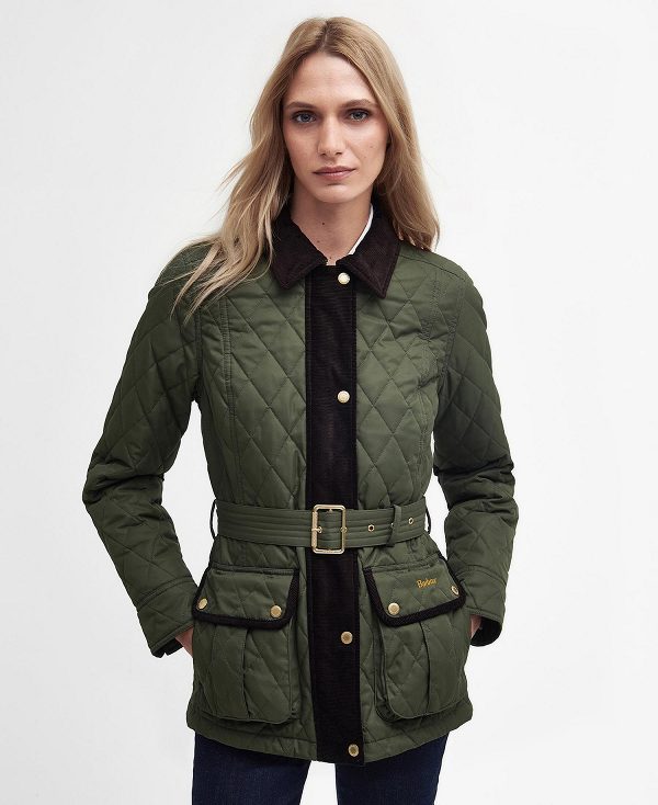 Barbour Lily Quilted Jacket Light Sand | BABO89296